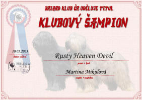 RUSTY Klubovy Sampion small1